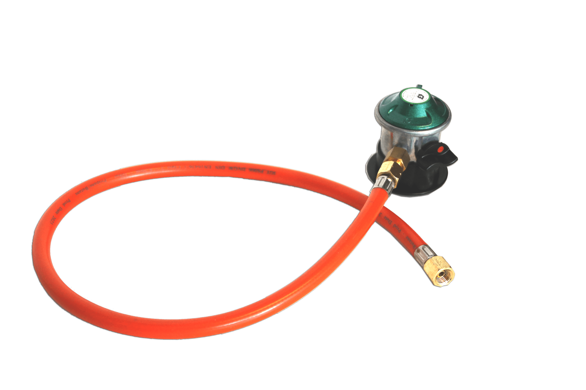 Gas Regulator 30 mBar kit with hose - DK FIN NO - HOT WOK