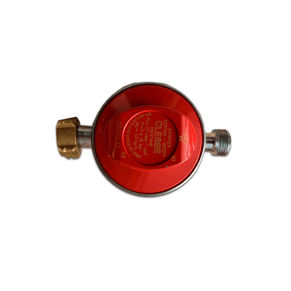 Gas Regulator 37 mBar kit with hose - FR - HOT WOK
